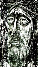 Jesucristo - xilografía - CARLOS HERMOSILLA ALVAREZ