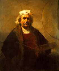 El pintor holandés Rembrandt