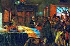 La muerte de Bolívar. 1830.